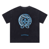 CH Patterned Washed Distressed T-shirt