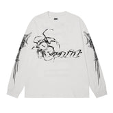 Pattern Print Longsleeve T-Shirt #CT8006