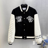 Letter Embroidered Jacket #S71