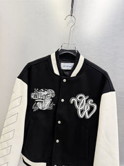 Letter Embroidered Jacket #S71