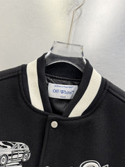 Letter Embroidered Jacket #S71