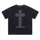 CH Patterned Washed Distressed T-shirt