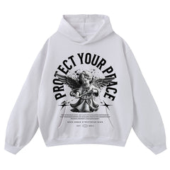 Streetwear-Style Print Hoodies