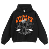 Streetwear-Style Print Hoodies