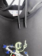 Alien pattern arrow Hoodies