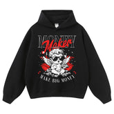 Streetwear-Style Print Hoodies