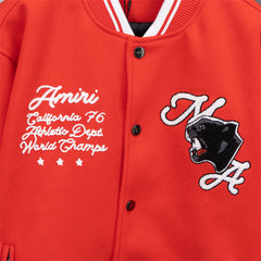 Letter Embroidery Bomber Jacket #DW4