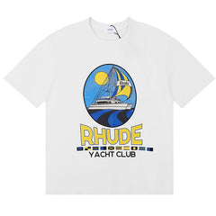 Yacht Club Logo-Print Cotton-Jersey T-Shirts