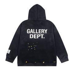 Letter Patterned Hoodie #G588