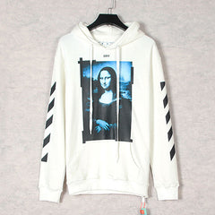 Mona Lisa Frame Pattern Hoodies