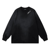 Embroidered Letter Sweatshirt #8129
