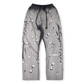 Grey Future Flame Sweatpants