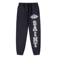 Distressed Printed Pant