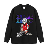 Streetwear-Style Print Long Sleeve Tee