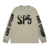 Pattern Print Longsleeve T-Shirt #CT8004