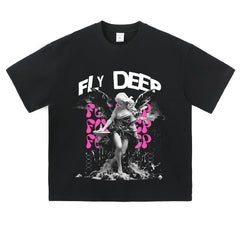 Streetwear-Style Print Tee