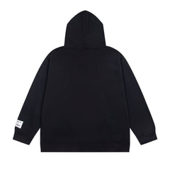 Letter Patterned Hoodie #G587