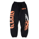 Airbrushed Skull Closed Elastic Bottom Sweatpants