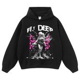 Streetwear-Style Print Hoodies