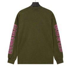 Rhinestone Letter Graphic Long Sleeve T-Shirt #G61108