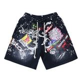 All-Over Print Graphic Shorts