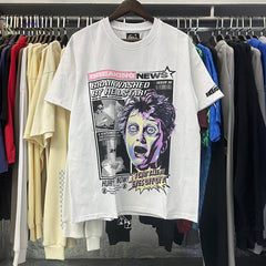 Letter Printed T-Shirt White