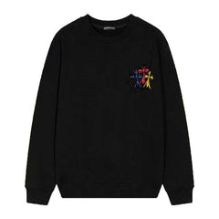 Letter Cross Pattern Sweatshirt #D42