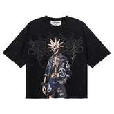 Rock F-Terry Cropped Tee