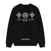 Letter Cross Pattern Sweatshirt #D30