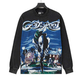 Letter Graphic Long Sleeve T-Shirt #G62105