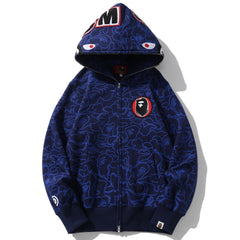 Shark Full Zipper Hoodie