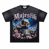 Skull Astronaut Rhinestone Tee