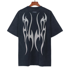 Sports Stripe Face Gel Logo Tee