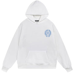 Letter Cross Pattern Hoodie #B20