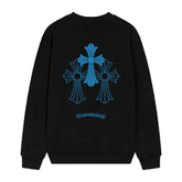 Letter Cross Pattern Sweatshirt #D21