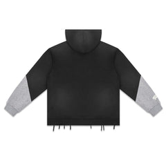 Embroidered Zipper Hoodie #R6097