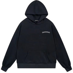 Letter Cross Pattern Hoodie #W33