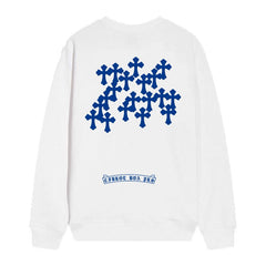Letter Cross Pattern Sweatshirt #D36