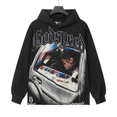 Letter Pattern Hoodies #G6805
