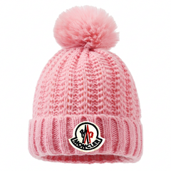 Fleece lined knitted Pom Pom beanies