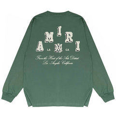 Logo Print Long Sleeve T-Shirts