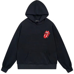 Letter Cross Pattern Hoodie #W32