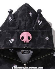 Characters Kuromi Camo Full Zip Hoodie (Ladies)