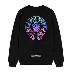 Letter Cross Pattern Sweatshirt #D37