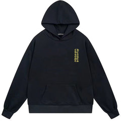 Letter Cross Pattern Hoodie #W36