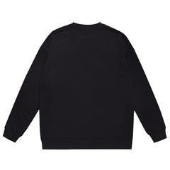 Ape Head Rose Pattern Print Sweatshirt