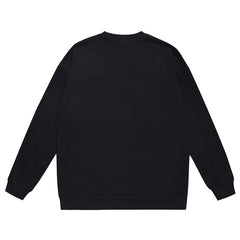 Ape Head Leter Logo Pattern Print Sweatshirt