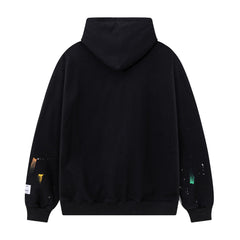 Graffiti Patterned Letter Hoodie #G2601