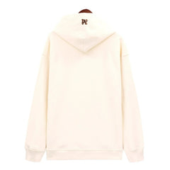 Logo Printed Cotton Hoodie