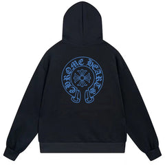 Letter Cross Pattern Hoodie #B20